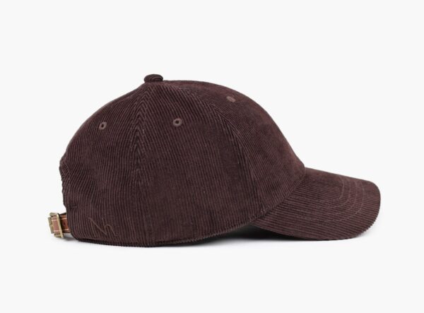 CORDFLØYEL CAPS - Dark brown