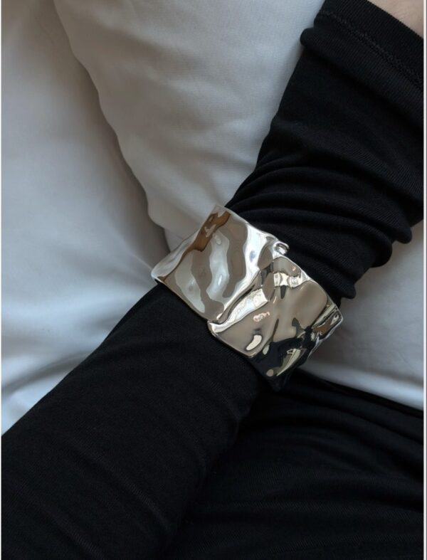 DUNE CUFF BRACELET - Silver
